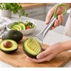 2-in-1 Stainless Steel Avocado Slicer for Fruit Prep – Easy