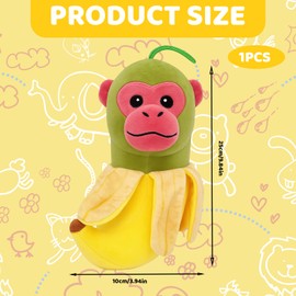 Plush Doll Keyring Tung Tung Tung Sahur Plush Toy, Italian Brain Red Cuddly Toy