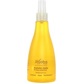 Jojoba Aceite australiano 100% puro de The Company, 250 ml: humectante natural prensado en frío para rostro, cuerpo y cabello; cuidado de la piel hidratante, nutritivo e hipoalergénico; de origen
