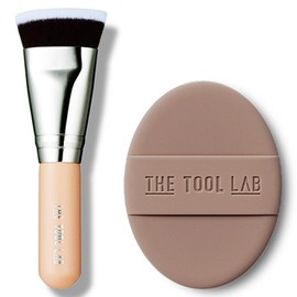 The Tool Lab Ultra Close Fitting Duo Puff Set, Moist, 1 Set / 더툴랩 초밀착 핏팅 듀오 퍼프 세트, 촉촉, 1세트