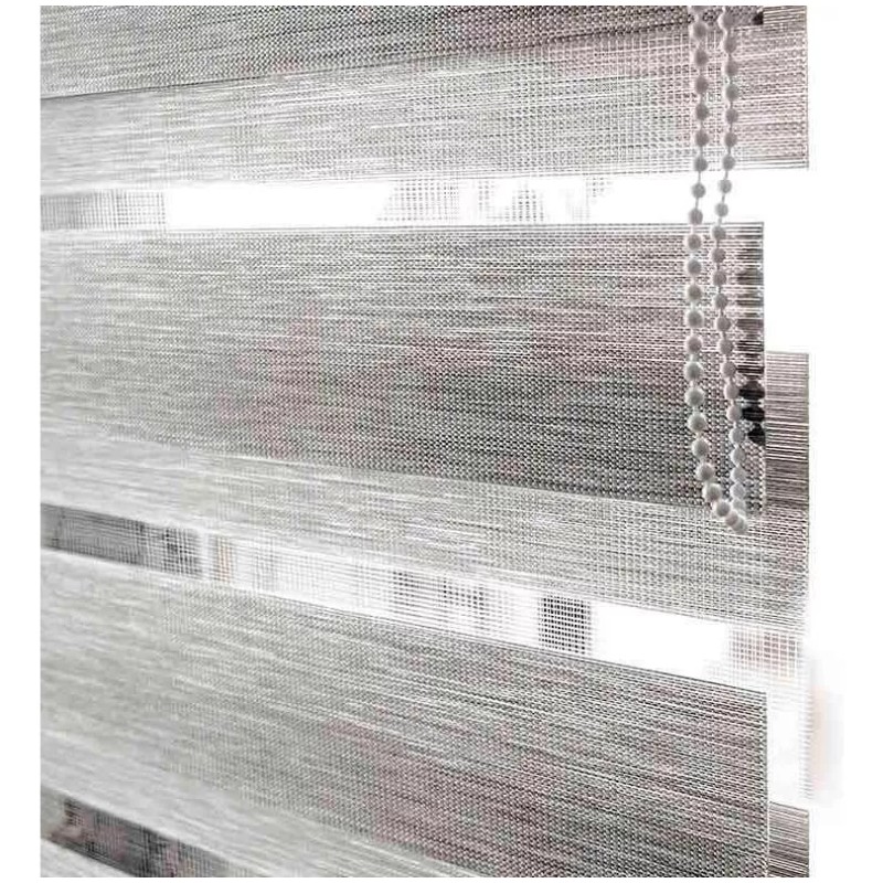 Vianney Cortinas Duo Gris Persiana 1.60 X 1.50 Vianney