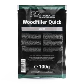 Rubio Monocoat Woodfiller Quick, 100g, Light