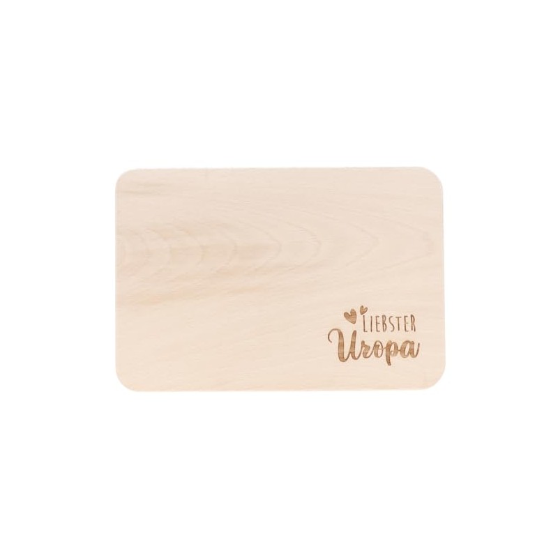 Spruchreif Uropa Breakfast Board with Engraving, Gifts for Great-Grandparents, Gift