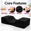 Black Eyelash Extension Pillow, Soft Memory Foam Neck Support Cushion