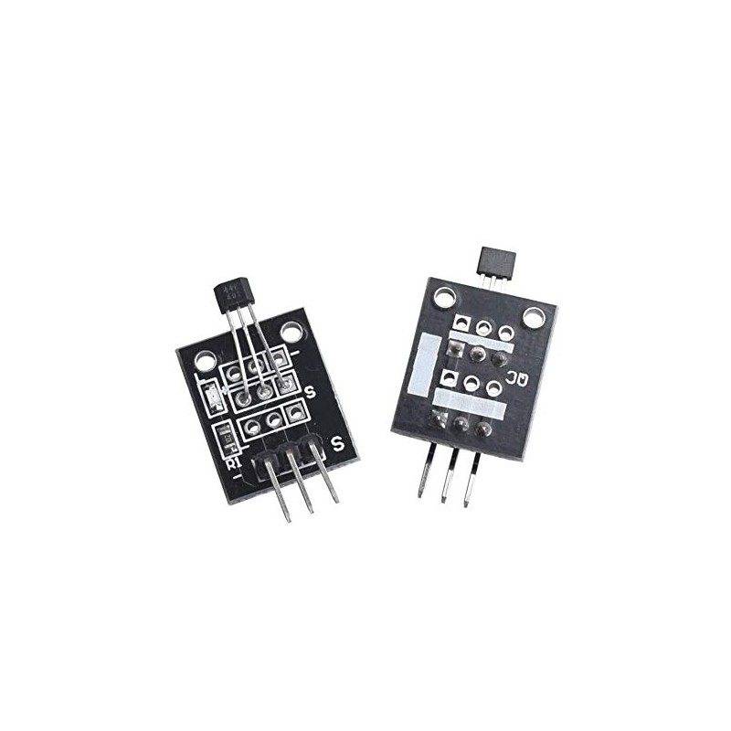 HiLetgo 5pcs Hall Effect Magnetic Sensor Module 3144E A3144 Hall