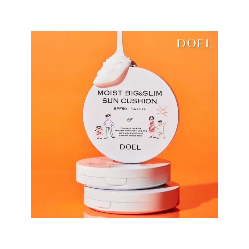 Doel 본품 1개 도엘 DOEL 100% 무기자차 촉촉 빅앤슬림 선쿠션