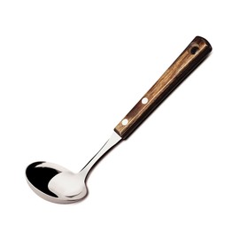 Tramontina 21152/190 Poly-Wood, Heavy Duty Natural Wood Handle Gravy Ladle, 7.9 inches (20 cm), Dark - Dishwasher Safe - Resistant - Wooden Handle - Shock Resistant - Perfect for Commercial Use, Dishwasher Safe, Lightweight, Durable, Natural Wood, Made i