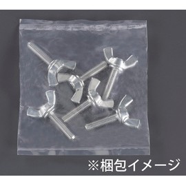 M 4x10mm 蝶ボルト(ｽﾁｰﾙ製/6個)