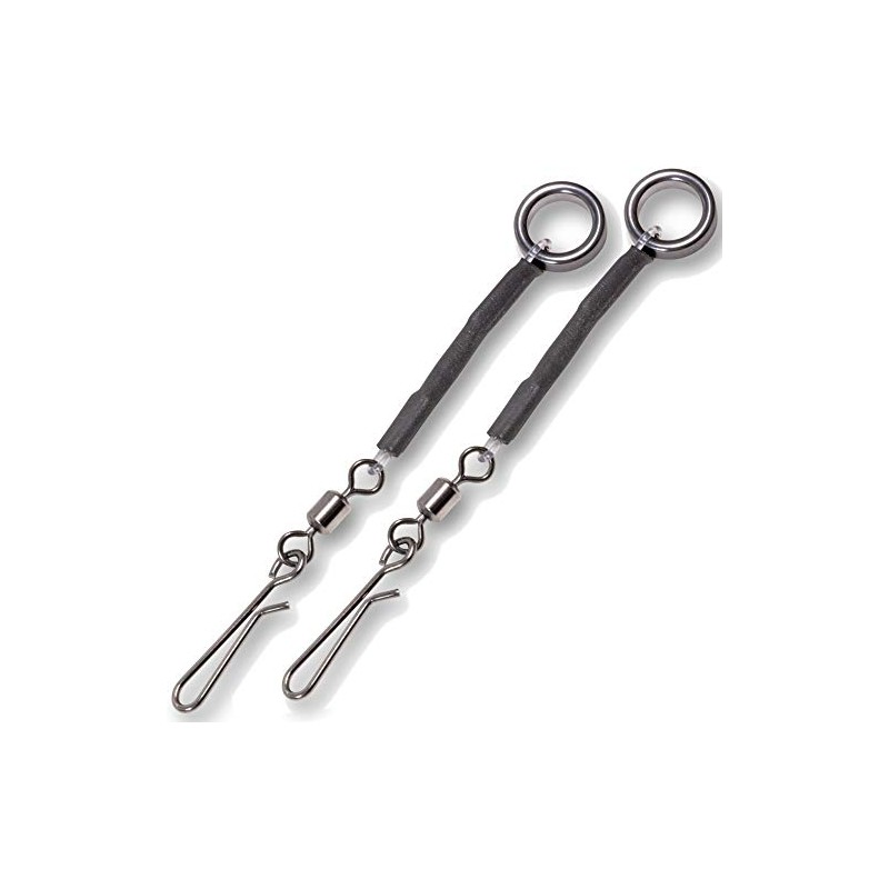 Black Cat Breaking Line Connector - 2 Catfish Swivels for