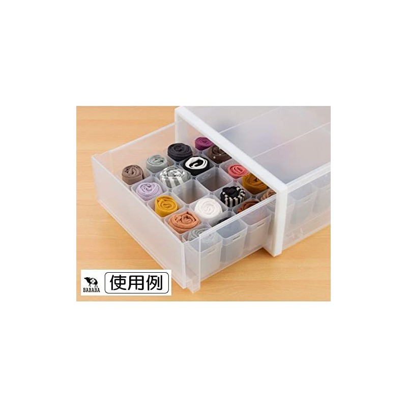 Shoe Organizing Cup, Clear, S Size (2.4 x 2.4 x