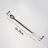10 Pcs 20cm Stainless Steel Lab Spoons Micro Scoop Spoons