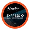 Brooklyn Beans Express-O Dark Roast Gourmet Coffee Pods, Compatible with