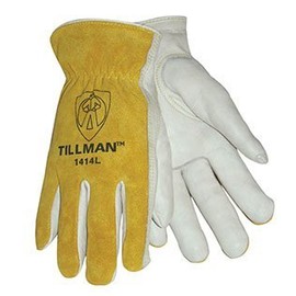 Tillman 1414L Top Grain/Split Cowhide Drivers Gloves - LARGE