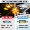 Spurtar 32PCS Interior Car Lights Extra Bright White Dome Map