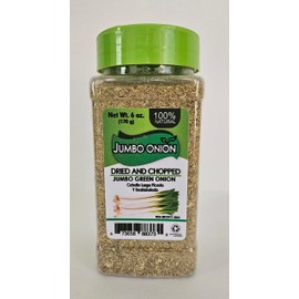 100% Jumbo Green Onions Powder – Pure Colombian Onions, NO Fillers, NO Additives, Non-GMO, Gluten Free – 6.5 oz Jar – Long Shelf Life – Perfect for Grilling, Soups & Everyday Cooking.