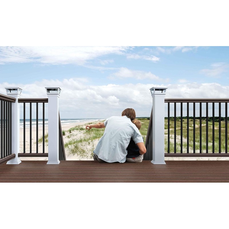 HZIU 26 Pack Deck Balusters 32.25'' Bow Baluster, Black Metal