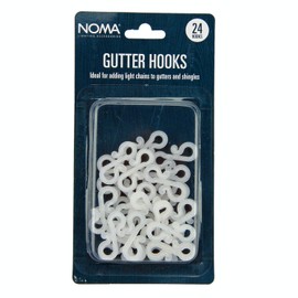WOWOOO Gutter Hooks for hanging Christmas Lights - made by Noma