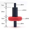 Rosojodg 1Pc Red Black Jump Start Electric Engine Drill Bit