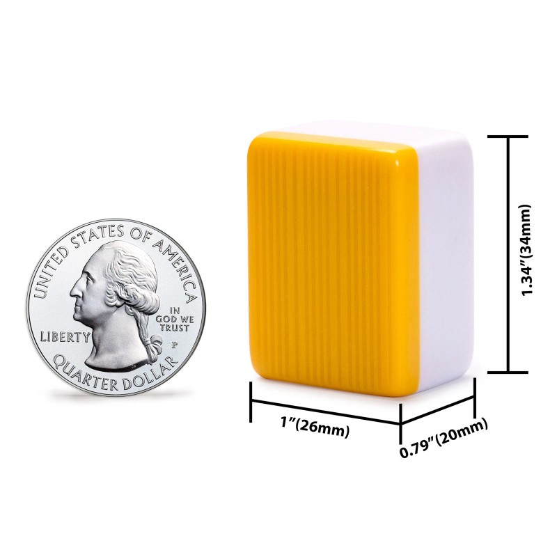 Yellow Mountain Imports Professional Chinese Mahjong Game Set, "Double Happiness"