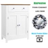 26 pcs Glass Cabinet Knobs Crystal Drawer Pulls Clear 30
