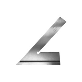 PAULIMOT Try Square 45° 150 x 100 mm, DIN 875/2, Rust-Free