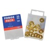 ForgePack Screw Cup Washers | No. 8's | Solid Brass,
