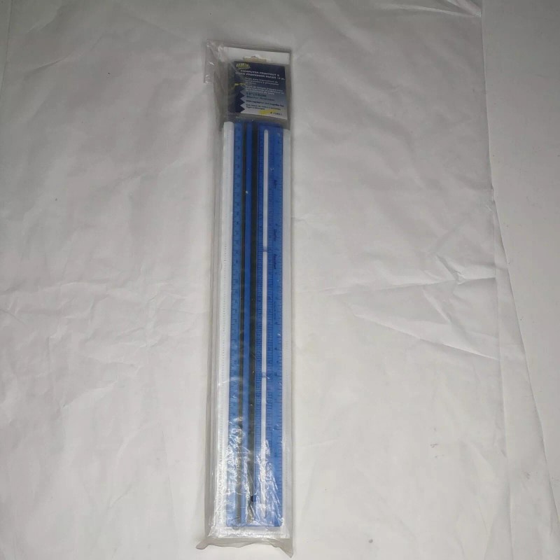Helix 15"/38cm Computer Printout & Word Processor Ruler Blue Item