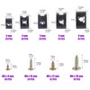 170pcs U Nut Screw Kit U Clip Motorcycle Fairing Metal