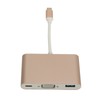 USB 3.1 Type C to VGA Adapter Hub PD 3