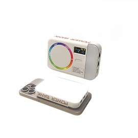 Dual-Side RGB TikTok Light with 140 LEDs, 2500-9000K Portable Magnetic Selfie Light, 4000mAh Full Color & 26 Effects for Live Streaming Photography/Vlogging