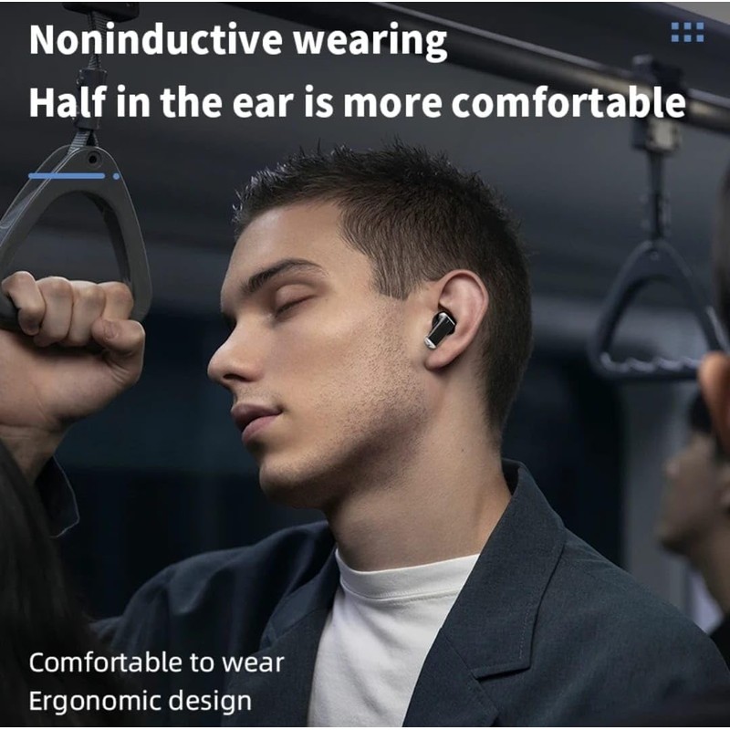 ENC/ANC Wireless Earbuds with Display, True Wireless Stereo Sound(YX-29) (White)