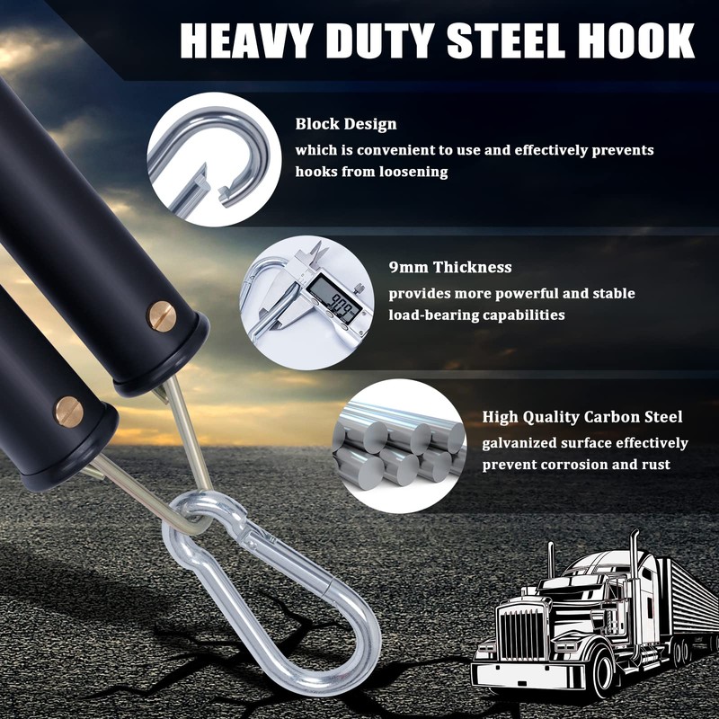 Cheemuii 20" Double Tender Spring Kit Heavy Duty ABS Air