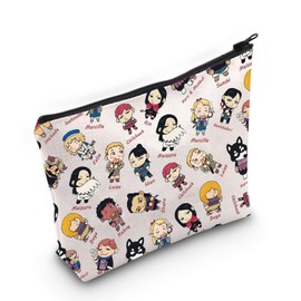Dungeon Meshi Characters Cosmetic Bag Dungeon Anime Lover Gift Dungeon Foodie Makeup Bag Dunmesh Gift