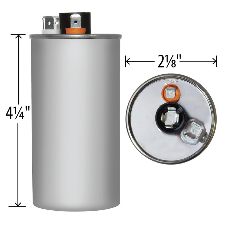 AmRad RA2000/37-456 Replacement - 45 uf 370/440 Volt Volt VAC