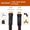 EASTRANS Short Garden Hose 15 ft x 5/8", Heavy Duty