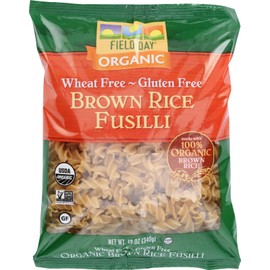 Field Day Pasta Organic Brown Rice Fusilli, 12 Count