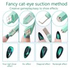 1 Piece Green Cat Eye Magnet for Nails, 4-in-1 Removable