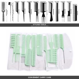 Wig Aisle (Wk014 - 2-wig Stand, 2-wig Grip, 8-wig Caps, 10-combs, 2-brushes - Wig Accessory Kit in WK-DARK_PK
