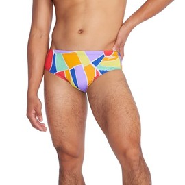 Speedo Mens Pride Printed One Brief Swim Bottoms - Bright Blue, Size - 36