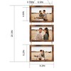 Rexllon 5x7 Wall Hanging Picture Frames Collage with 3 Opening