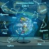Illuminated World Globe For Kids, Desk Globe Night Light with