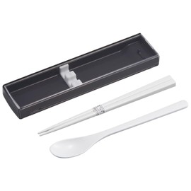 OSK CT-27 Chopsticks 7.1 inches (18 cm), Chopsticks Case, Pull Lid Combination Set, Calm Color, Charcoal, CMC No.3, Made in Japan, Antibacterial, Dishwasher Safe