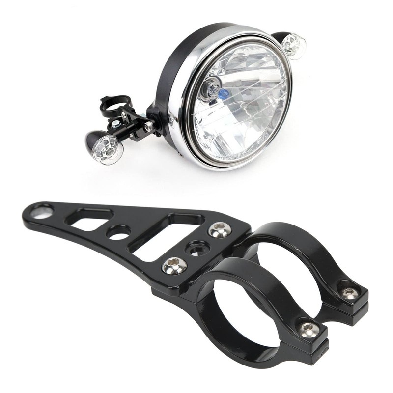 Motorcycle Headlight Bracket, 2 Pieces Fork Headlight Bracket 41mm Motorcycle