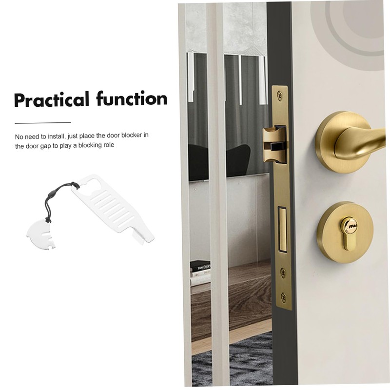 COHEALI Stainless Steel Portable Door Lock for Travel Hotel Security