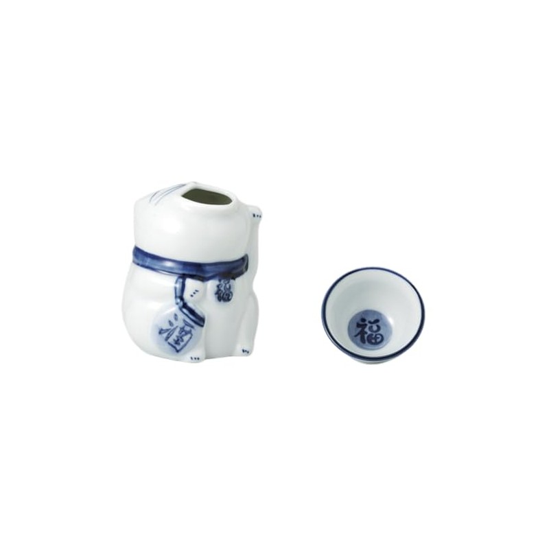 Ale-net Sake Set Tokkuri Ochoko Set Maneki Tokkuri & Cup
