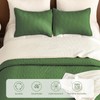 Lady Ann Olive Green Oversized Queen Bedspread 100x106, 3 Pcs