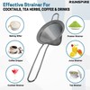 Rainspire Stainless Steel Small Strainer Fine Mesh Strainer, Mini Cocktail