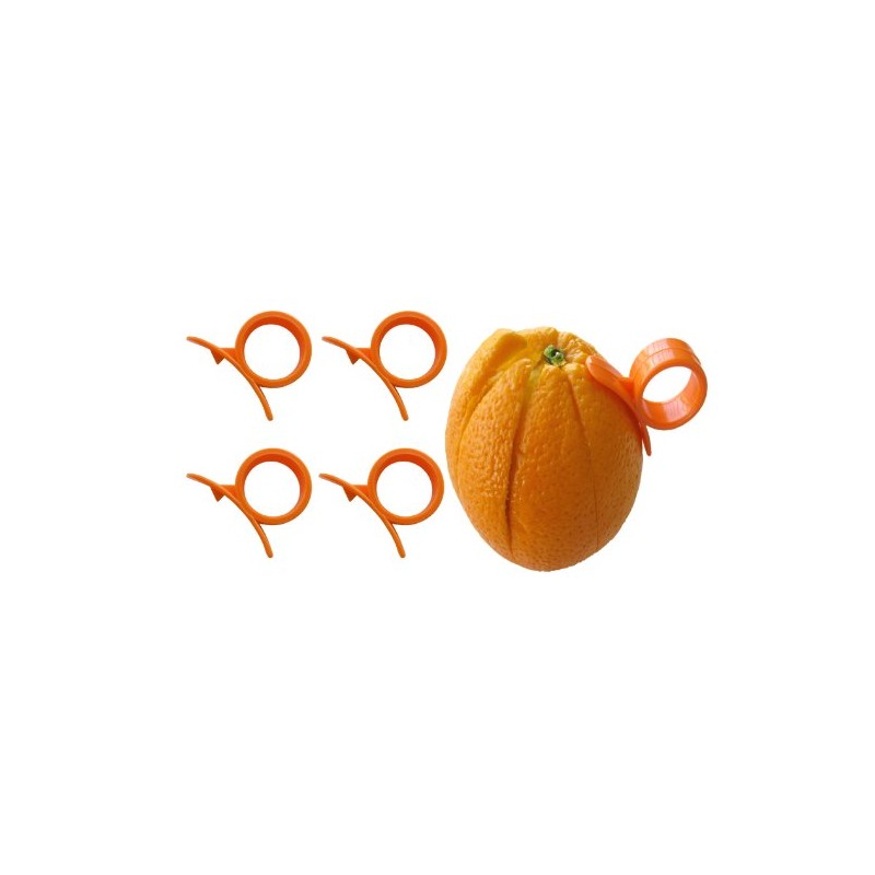4 Round (Citrus Fruit) Peelers by Chef Craft
