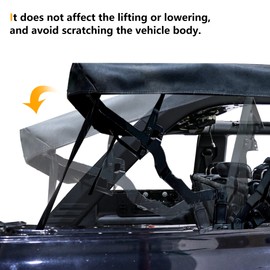 BESTAOO Roll Bar Padding Cover for Ford Bronco Accessories 2021 2022 2023 2024 2025 4-Door, Prevent Scratching Paint Edge Guard Protector