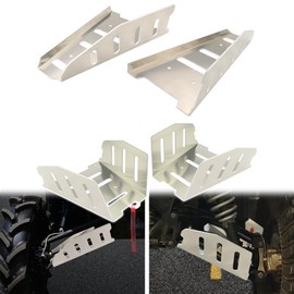 REARACE Front and Rear A-Arm Guards, A-Arm Skid plates 4mm Aluminum Compatible with Polaris Ranger XP 900 2013-2019